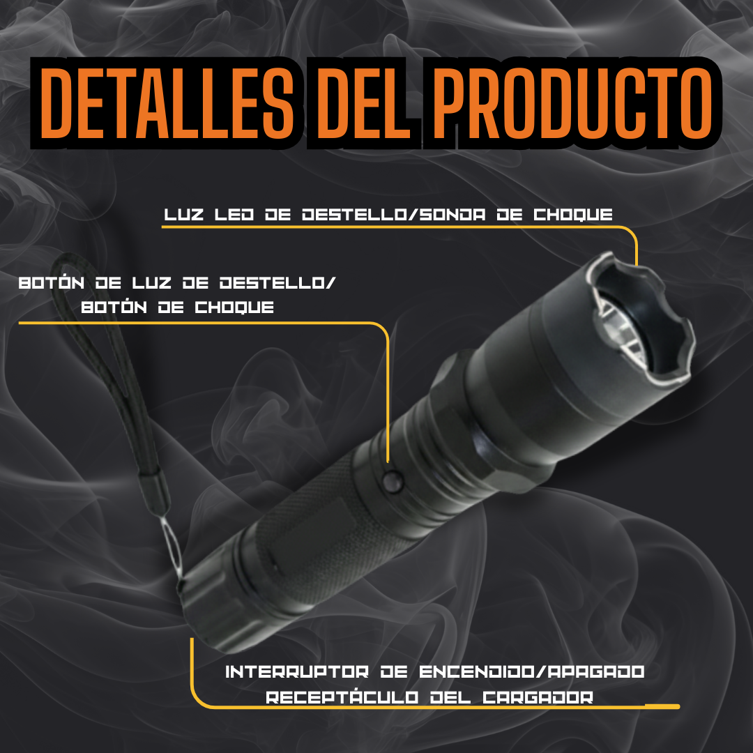 LINTERNA DEFENSA LED PRO⚡